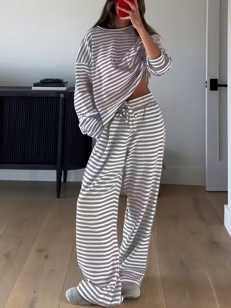 Winter Clothing For Women - 2026 가을 겨울 신상 여성 스트라이프