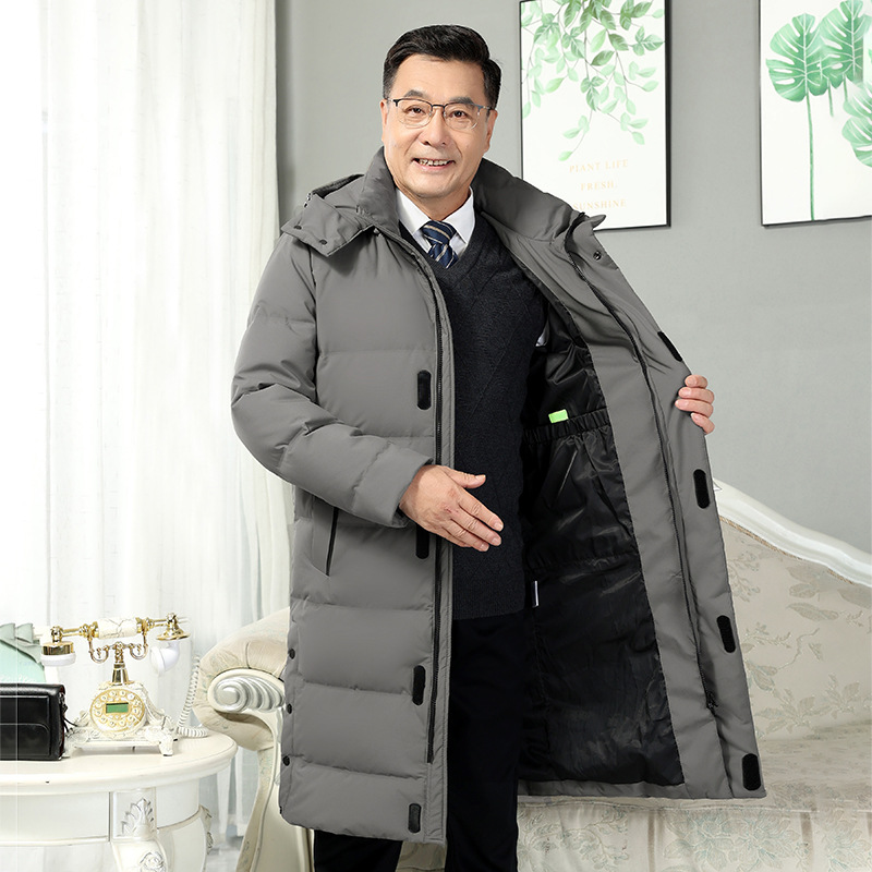 남성용 푸퍼 다운 코트, 흰색 거위 깃털 재킷, 남성용 - Winter Clothing Hiking 리뷰 및 가격