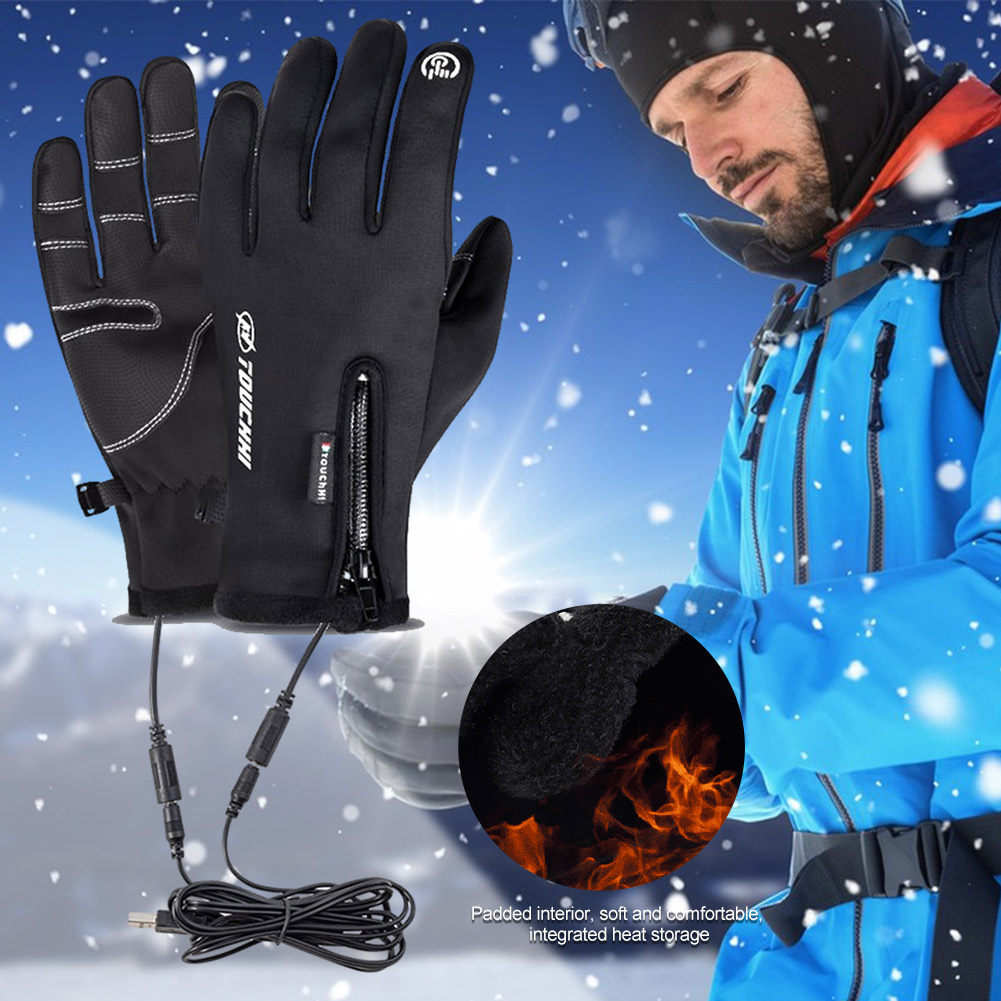 USB 터치 스크린 장갑 겨울 따뜻한 전기 가열 장갑  - Heated Gloves Electric 리뷰 및 가격