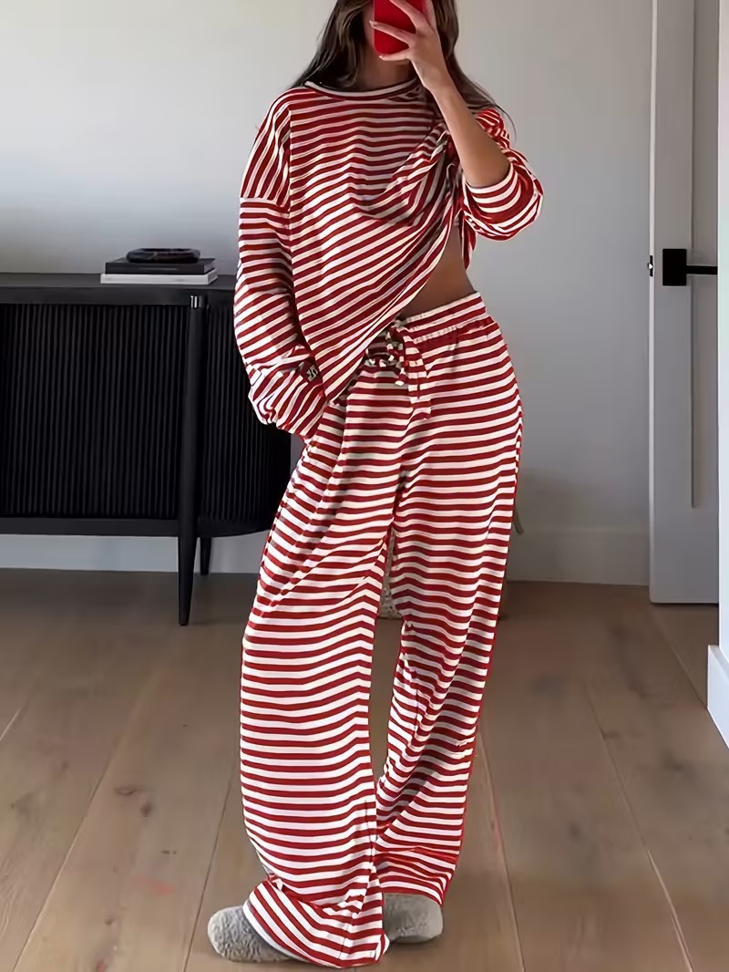 2026 가을 겨울 신상 여성 스트라이프 라운드넥 루즈 - Winter Clothing For Women 리뷰 및 가격
