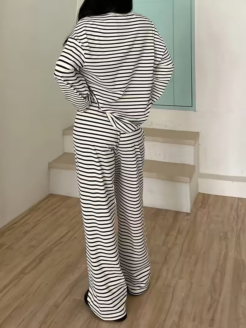 2026 가을 겨울 신상 여성 스트라이프 라운드넥 루즈 - Winter Clothing For Women 리뷰 및 가격