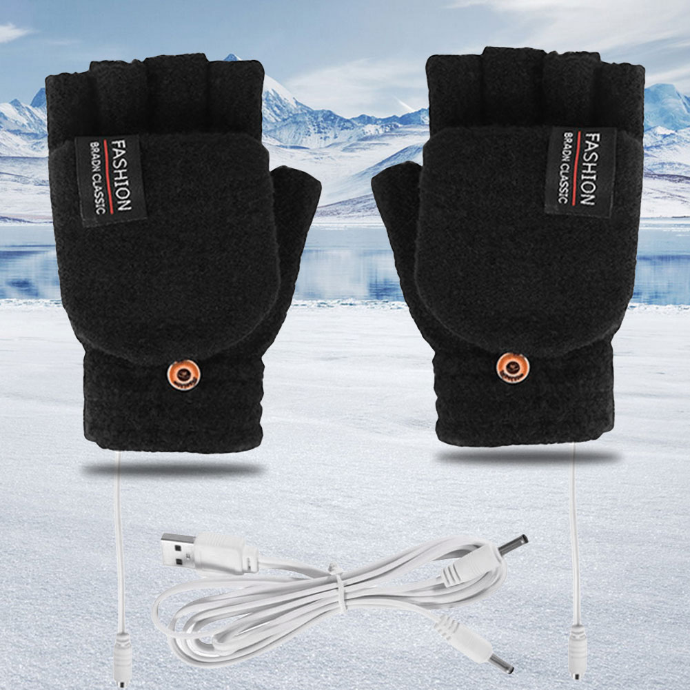 양면 발열 장갑, 세탁 가능, 충전식, 손가락이 없는  - Heated Gloves Electric 리뷰 및 가격